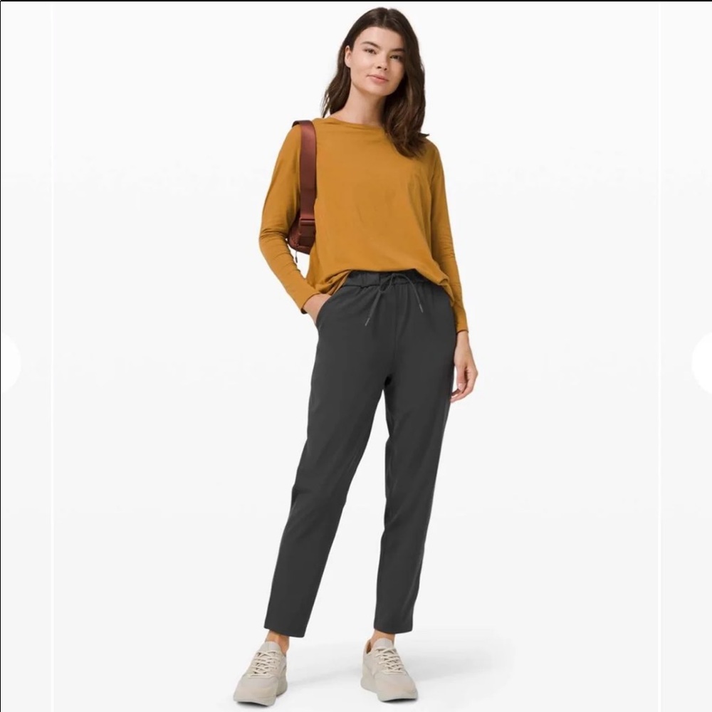 Lululemon Keep Moving 7/8 Pants grey 16
